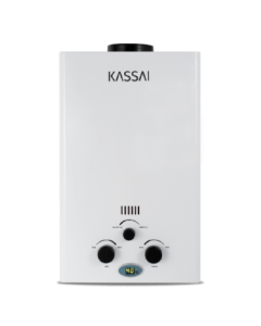 Calentador de agua KASSAI flujo de 10 lpm, 1.5 servicios. Gas natural (GN)