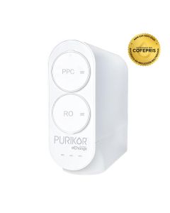 Sistema de purificación Osmosis Inversa 600 GPD. Tecnología eChange. Diseño compacto			