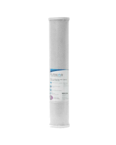 Filtro cartucho de carbón activado block (CTO) PURIKOR de 2.5X20X5 (5 micras) 