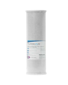 Filtro cartucho de carbón activado block (CTO) PURIKOR de 4.5X20X5 (5 micras) 