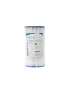 Filtro cartucho plegable sedimentos.  PURIKOR. 4.5X10 (1 - 50 micras)