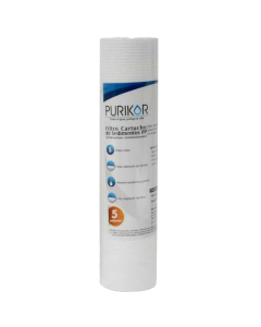 Filtro cartucho polipropileno [PP]. PURIKOR 2.5X30X5 (5 micras)