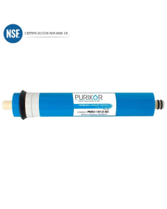 Membrana ósmosis inversa [RO] PURIKOR con un flujo de permeado de 50 GPD