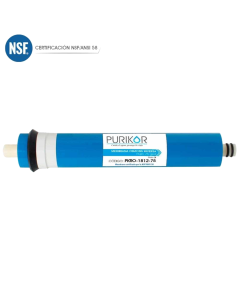 Membrana ósmosis inversa [RO] PURIKOR con un flujo de permeado de 75 GPD