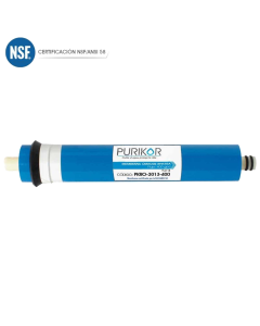 Membrana ósmosis inversa [RO] PURIKOR con un flujo de permeado de 400 GPD
