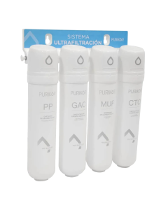 Sistema de Ultrafiltración de Agua PURIKOR 4 Etapas PKUF-EASY-4 