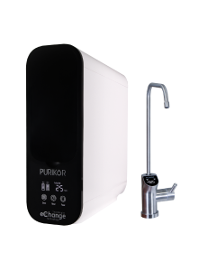 Sistema de purificación ósmosis Inversa. Alto flujo 600 GPD sin tanque. 4 etapas filtración con llave LED.				