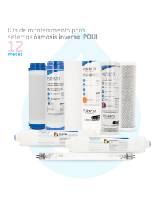 Kit de mantenimiento para ósmosis PURIKOR  12 meses con UV