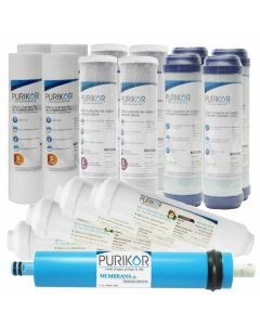 Kit de mantenimiento para ósmosis inversa. KIT24-RO100