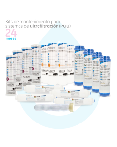 KIT DE MANTENIMIENTO DE 24 MESES ULTRAFILTRACIÓN 5 ETAPAS