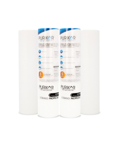 Filtro cartucho polipropileno [PP]. PURIKOR 2.5X20 (5 - 50 micras)