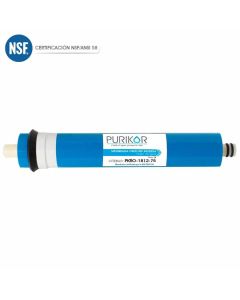 Membrana ósmosis inversa [RO] PURIKOR con un flujo de permeado de 75 GPD